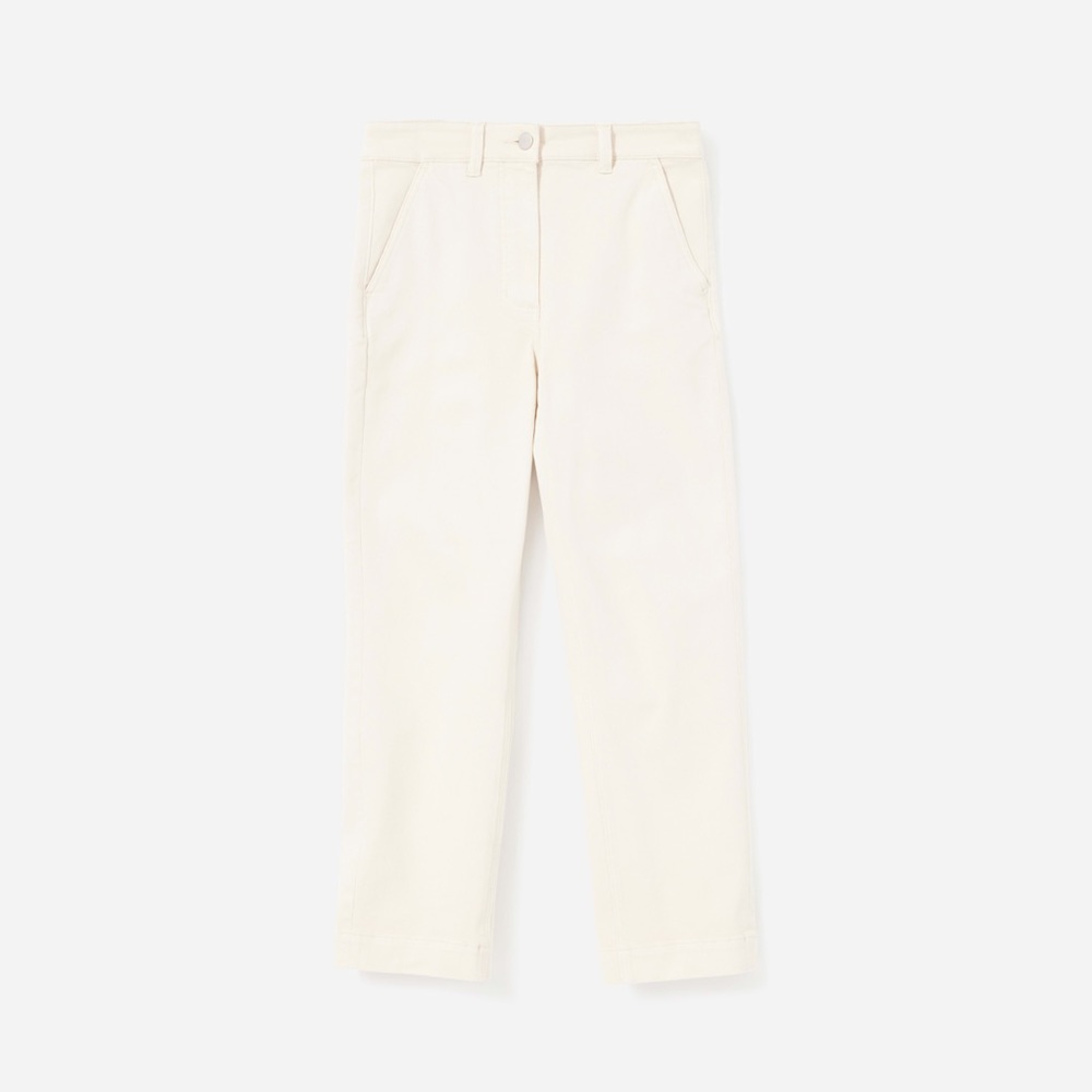 Everlane The Straight-Leg Crop Regular Bone